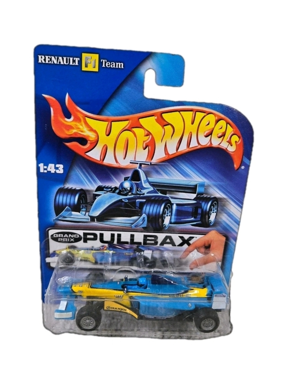 Hot Wheels Grand Prix Pull Back Renault F1 Team 1:43 Metal Collection Collectibl